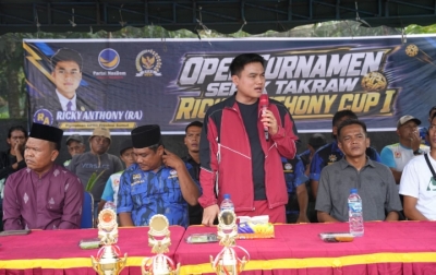 Sambut HUT ke 81 RI, Ricky Anthony Buka Turnamen Sepak Takraw RA Cup I 2026