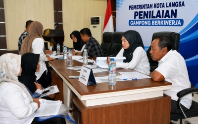 Dorong Kualitas Tata Kelola Pemerintahan, Pemko Langsa Evaluasi 15 Gampong