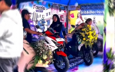 Classy Yamaha Series Curi Perhatian Pengunjung Pesta Bunga dan Buah di Berastagi
