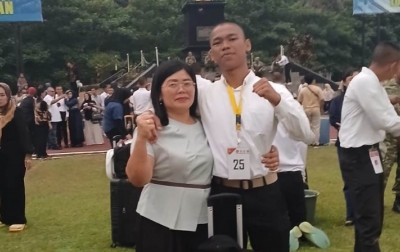Sempat jadi Pekerja Proyek, Andika Nainggolan Akhirnya Masuk Akmil AD