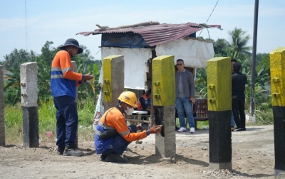 KAI Divre I Sumut Tutup Perlintasan Sebidang Tidak Terjaga di Perbaungan