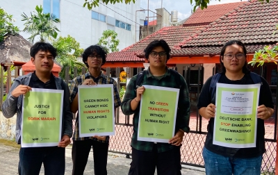 Soroti Obligasi Hijau PT SMGP, WALHI dan Katalogi Desak Akuntabilitas Deutsche Bank