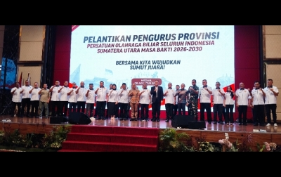 Kepengurusan POBSI Sumut Periode 2026-2030  Dilantik, Hidayat Batubara  Jadikan Kejurnas Ujian Pertama