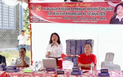Sosialisasi Wawasan Kebangsaan, Lily: Ciri Bangsa Indonesia Bergotong Royong Semakin Memudar