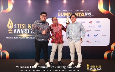 Pertamina Patra Niaga Sumbagut Raih Predikat Platinum TSJL & CSR Award 2026, Bukti Nyata Komitmen Keberlanjutan