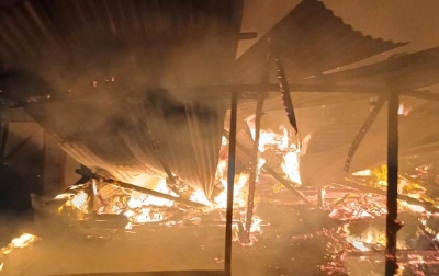 7 Rumah Hangus Terbakar di Bukit Lau Kersik Dairi
