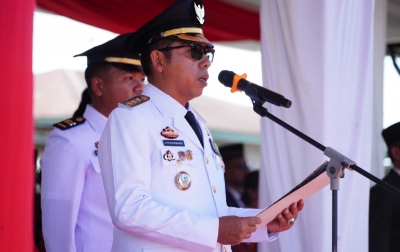 Pimpin Upacara HUT ke-81 Kemerdekaan RI, Bupati JTP Sampaikan Arah Strategis Pembangunan