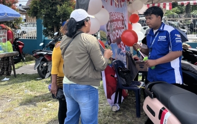 Yamaha Fazzio dan Filano Jadi Perhatian Pengunjung Persyaan HUT Kemerdekaan RI di Berastagi