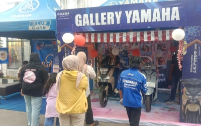 Pesta Rakyat di Sidikalang Berlangsung Semarak, Pengunjung Kagumi Fitur Yamaha Fazzio dan Filano