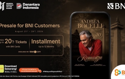 BNI Hadirkan Akses Eksklusif Menikmati Andrea Bocelli ‘Romanza’ di Indonesia