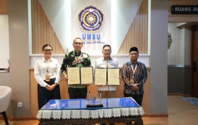 Perpustakaan UMSU Jalin PKS dengan Dinas Perpustakaan dan Arsip Deli Serdang