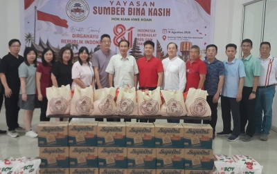 YSBK Gelar Bakti Sosial Kemerdekaan, Salurkan 100 Paket Sembako untuk Warga Sekitar