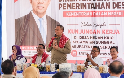 Dirjen Pemdes: Deli Serdang Berpeluang Jadi Salah Satu Desa Percontohan