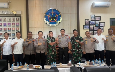 TNI-Polri Solid! Polres Binjai dan Arhanud 11 Perkuat Sinergitas Jaga Keamanan Kota