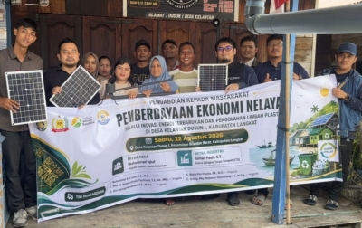 USU Dorong Kemandirian Energi Masyarakat Nelayan Desa Kelantan Lewat Energi Terbarukan