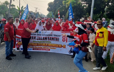 Masyarakat Labura Sambut Meriah Gebyar Yamaha dan Bakti Sosial