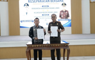Pemkab Palas dan Kejari Tandatangani MoU