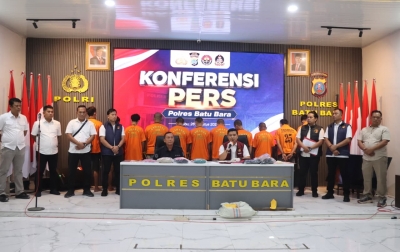 Polres Batu Bara Ungkap 10 Kasus 3C, Sebanyak 17 Tersangka Diringkus