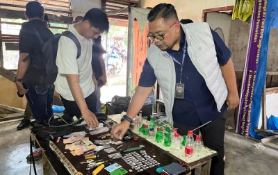 GSN Di Jalan PWI,  IRT Bandar Narkoba Diciduk Polisi