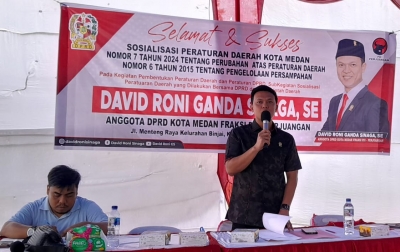 David Roni G Sinaga Serukan Masyarakat Jangan Buang Sampah Sembarangan