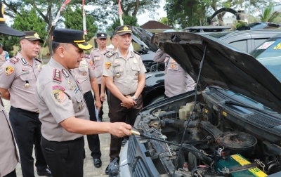 Cek Randis Polres Sergai: Temukan Ban Gundul, Kaca Ambulans Retak, Hingga Plat Belum Diganti