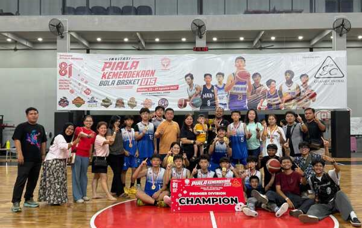 Tim Basket Yaspend Ahmad Yani Raih Juara Pertama Piala Kemerdekaan U-15 2026 di Medan