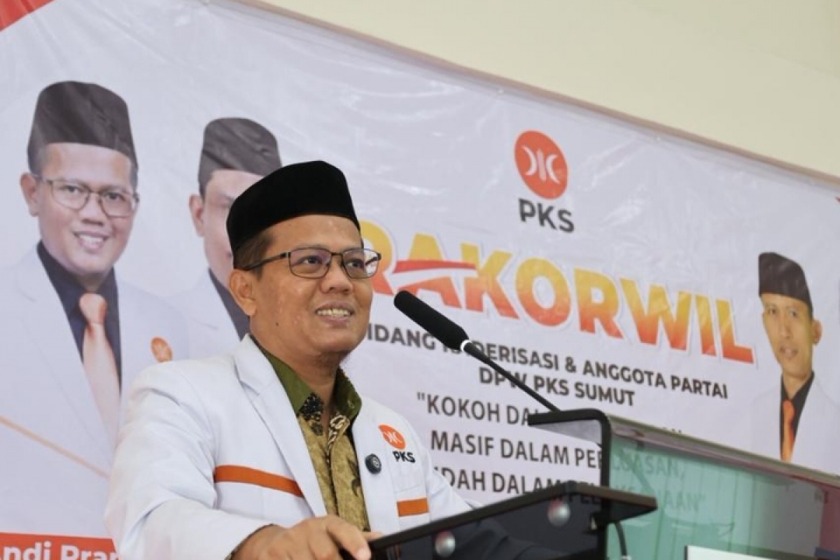 Andi Pranata Buka Rakorwil BKAP DPW PKS Sumut