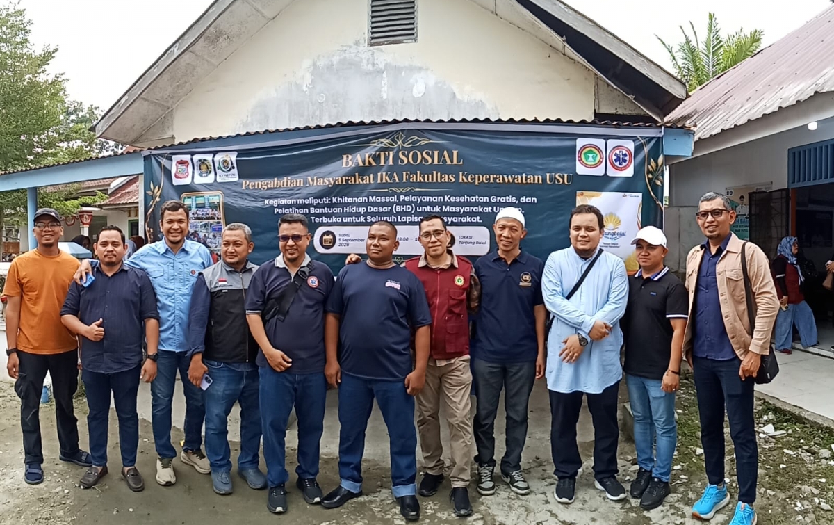 Gandeng Pemkot hingga Mahasiswa, Alumni Keperawatan USU Dorong Literasi Kesehatan di Tanjungbalai
