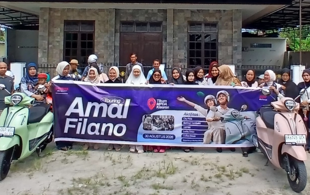 City Touring dan Beramal Komunitas Filano Kisaran Berlangsung Semarak