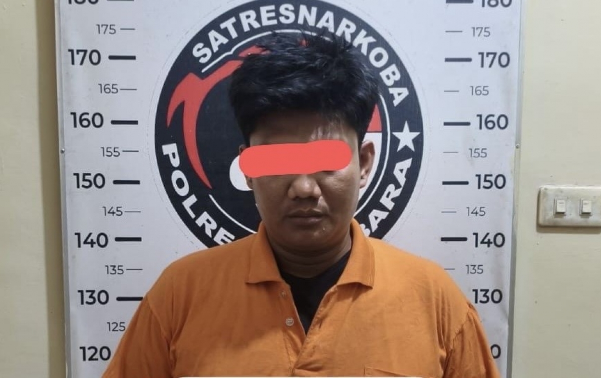 Satresnarkoba Polres Batu Bara Tangkap Pria Berinisial F, Sita Sabu dan 21 Butir Ekstasi