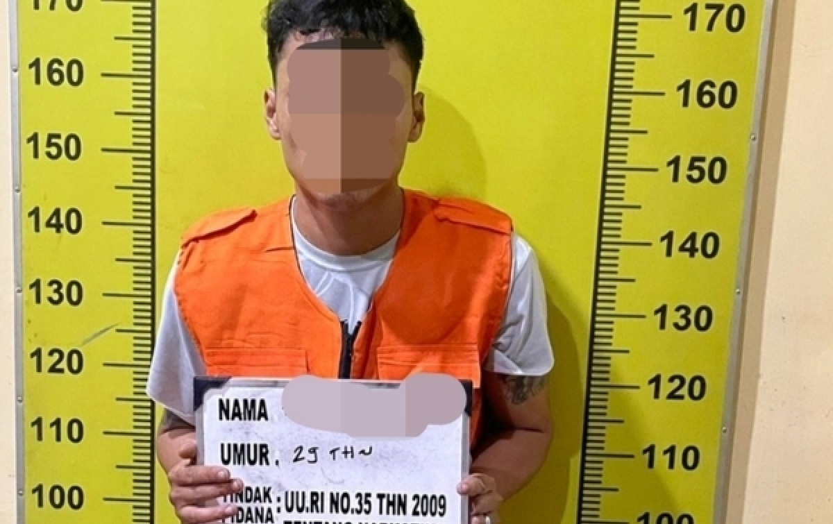 Kantongi 12,9 Gram Sabu,  Pria Asal Tamora Diciduk Sat Narkoba Deliserdang
