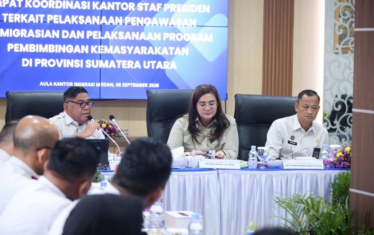 Kantor Staf Presiden Diskusi dengan Imigrasi Sumut, Apresiasi DBI dan Pimpasa