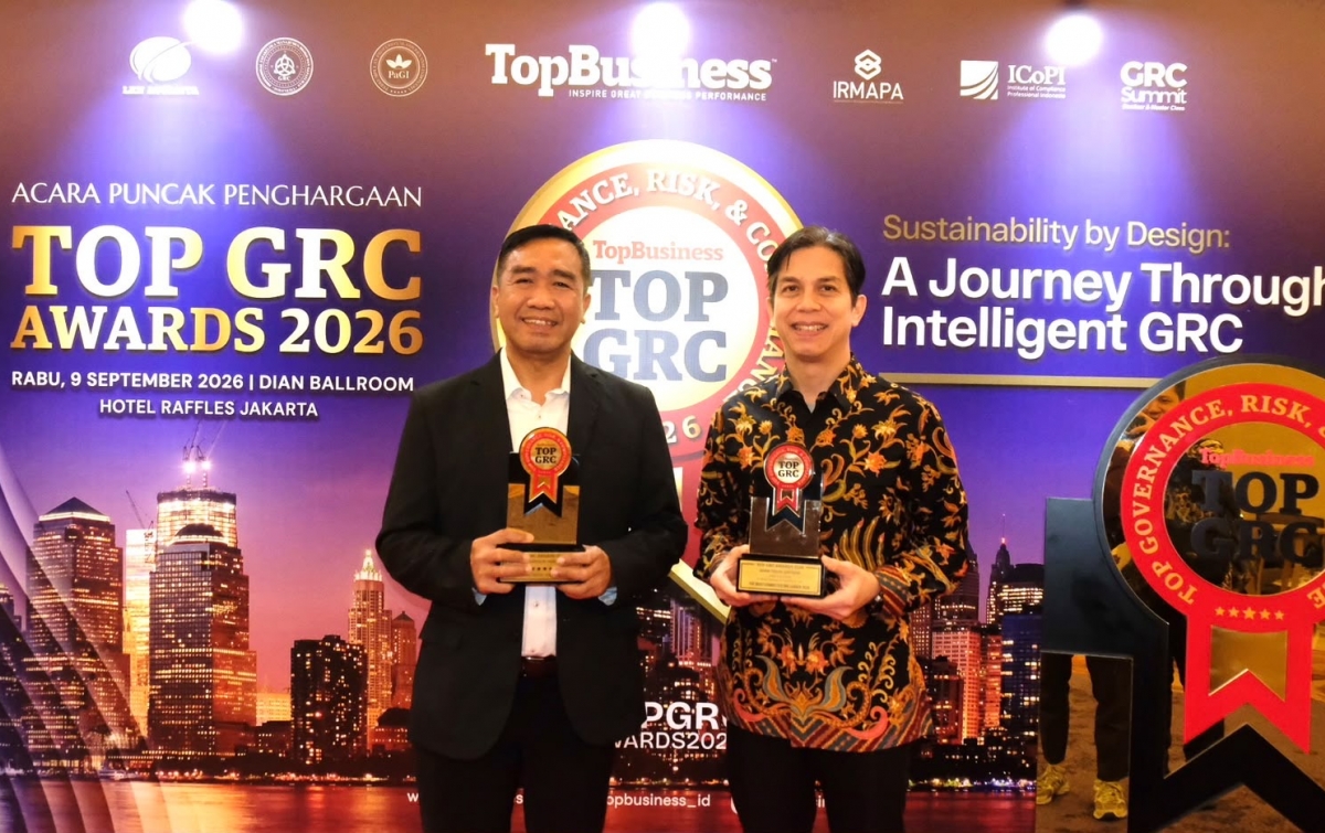 Bank Muamalat Sukses Raih 2 Penghargaan di Ajang TOP GRC Awards 2026