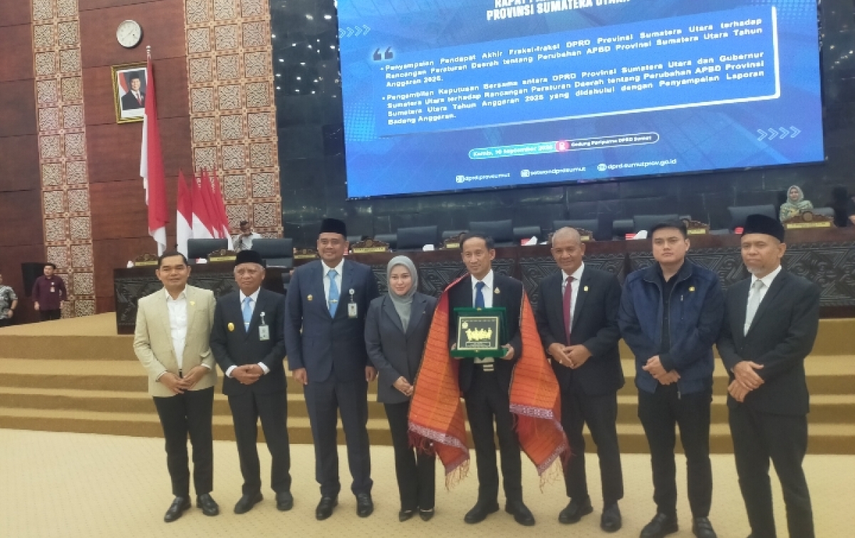 Bobby Nasution Tegaskan Perubahan APBD 2026 Harus Segera Dirasakan Masyarakat,  DPRD Sumut Kedatangan Gubernur Provinsi Trang Thailand