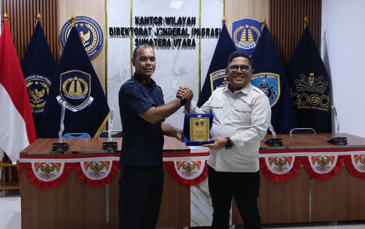 Kanwil Ditjenim Sumut Jadi Rujukan Studi Tiru, Kolaborasi Imigrasi Kian Solid