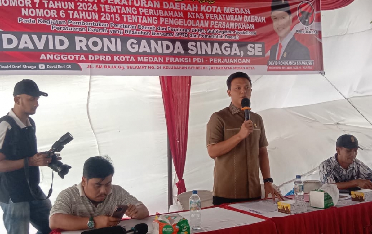Sosperda Persampahan di Jalan Pintu Air: David Roni Ingatkan Warga Jangan Buang Sampah Sembarangan