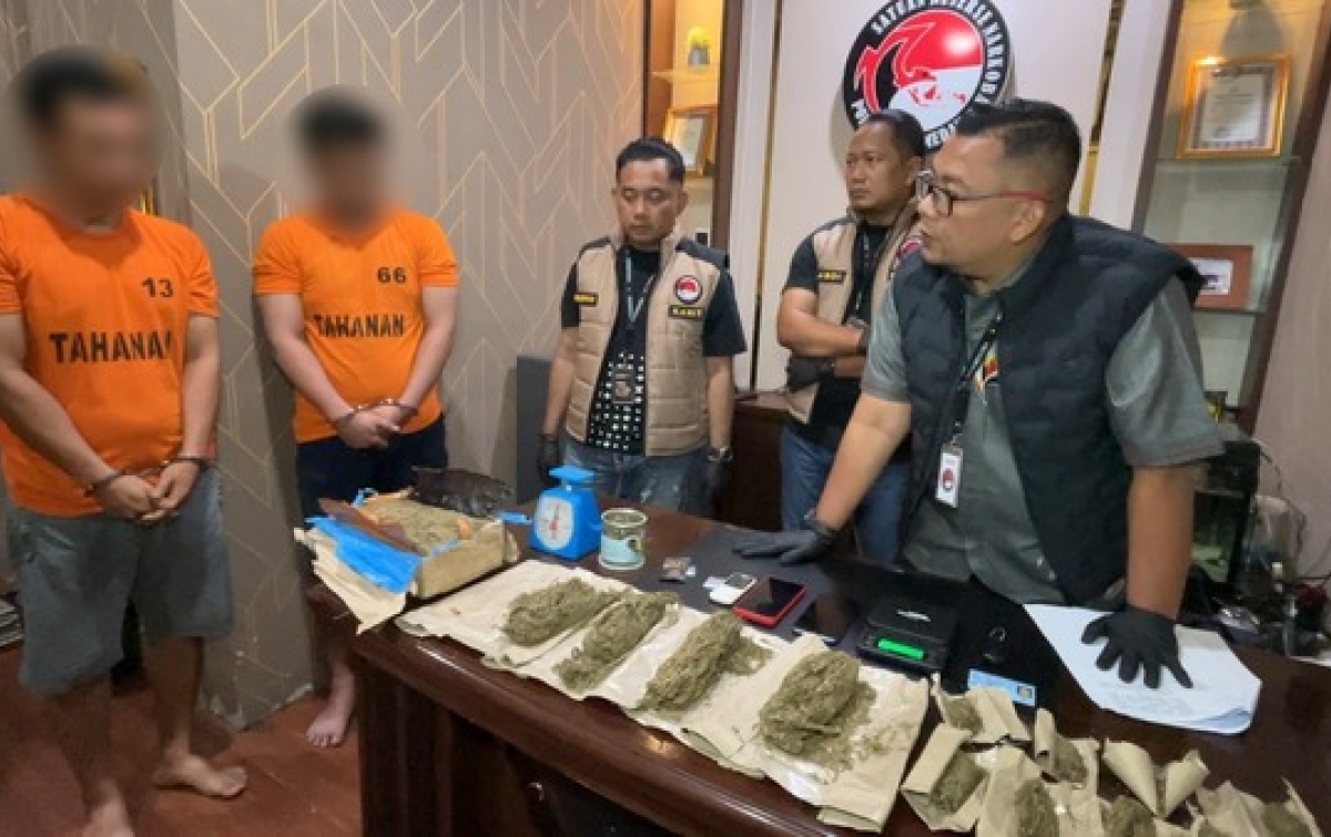 Kos Dijadikan Gudang Narkoba, Dua Bandar Sekaligus Pengedar Diringkus Polrestabes Medan