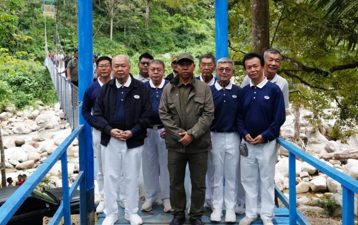 Resmi Beroperasi, Jembatan Cinta Kasih Aek Poring Hubungkan Taput dan Tapteng