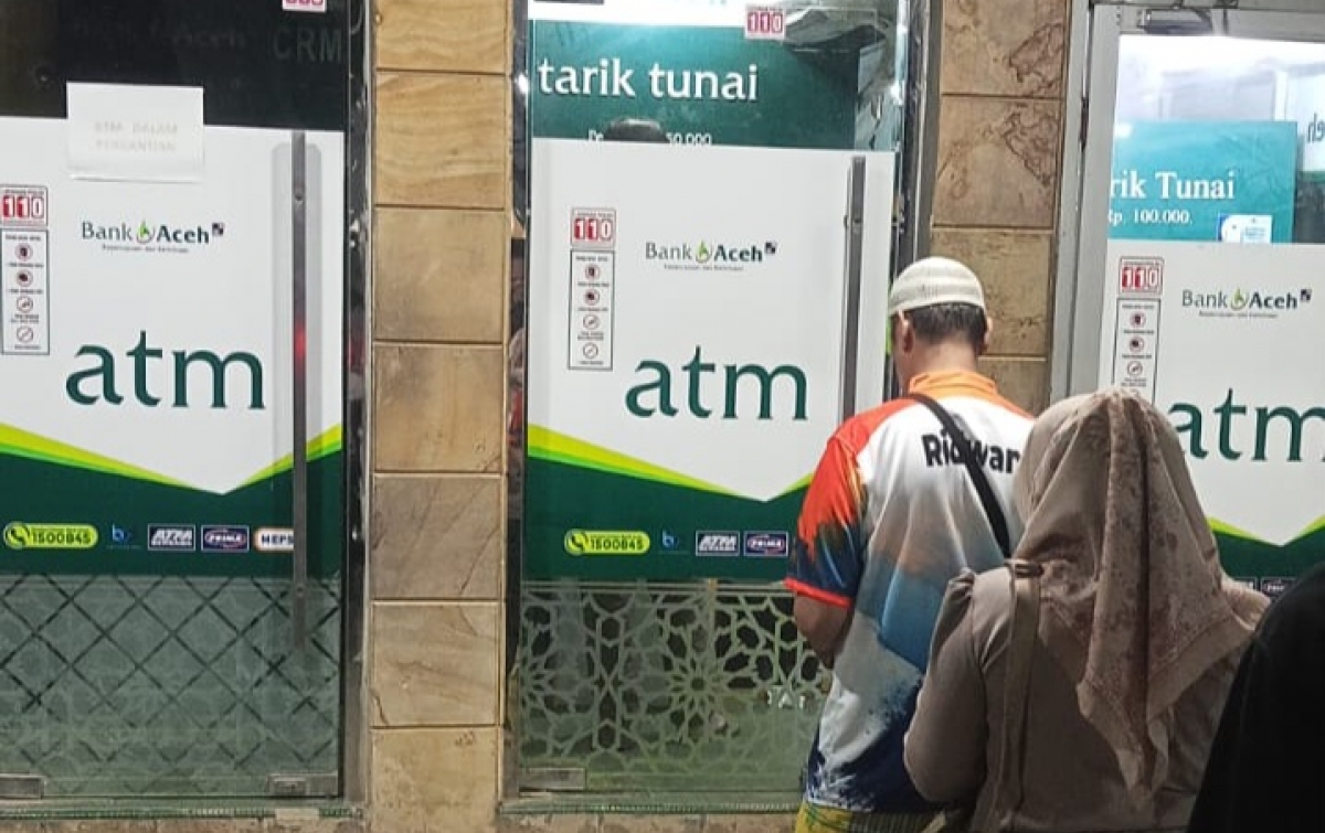Nasabah Kecewa, ATM Bank Aceh Syariah Langsa Sering Rusak