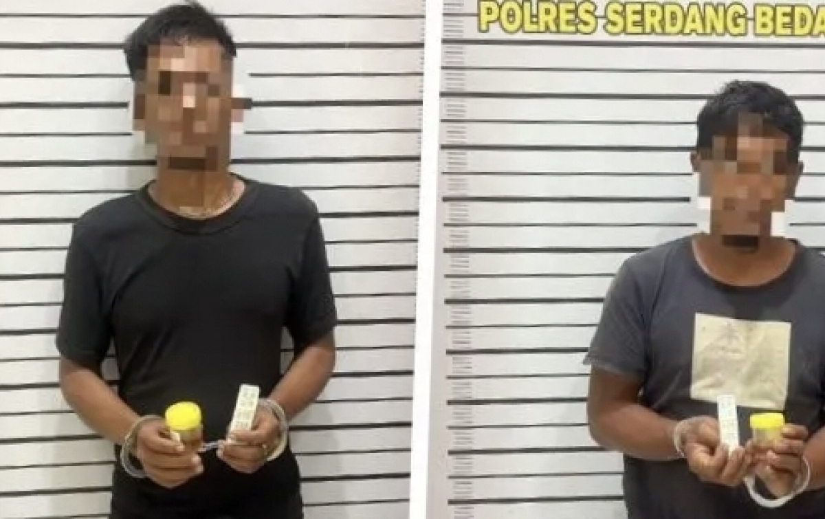 Nyamar Jadi Pembeli, Polisi Ringkus Dua Pengedar Sabu di Pantai Cermin
