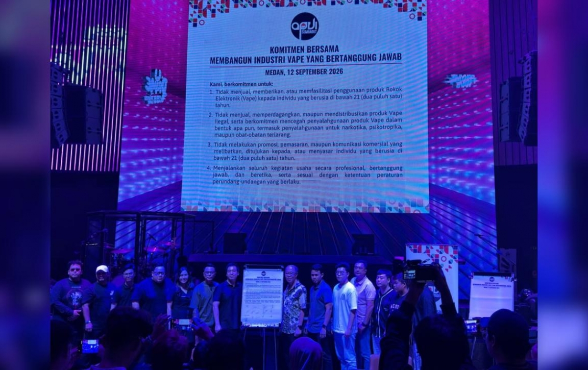 DPW APVI Sumbagut Deklarasikan Komitmen Membangun Industri Vape Berintegritas