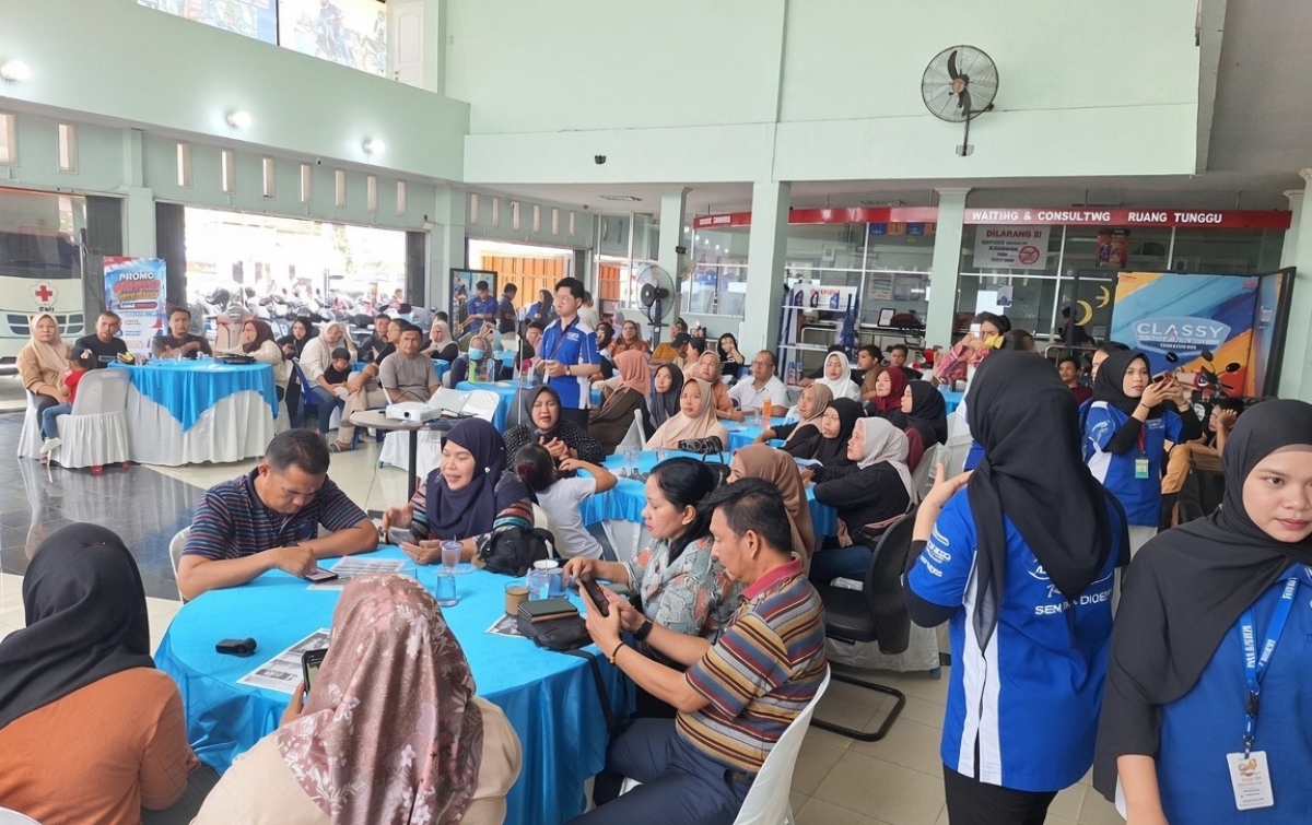 Yamaha Customer Day Area Sumut Sukses, Isharudin Menangkan Gear Ultima