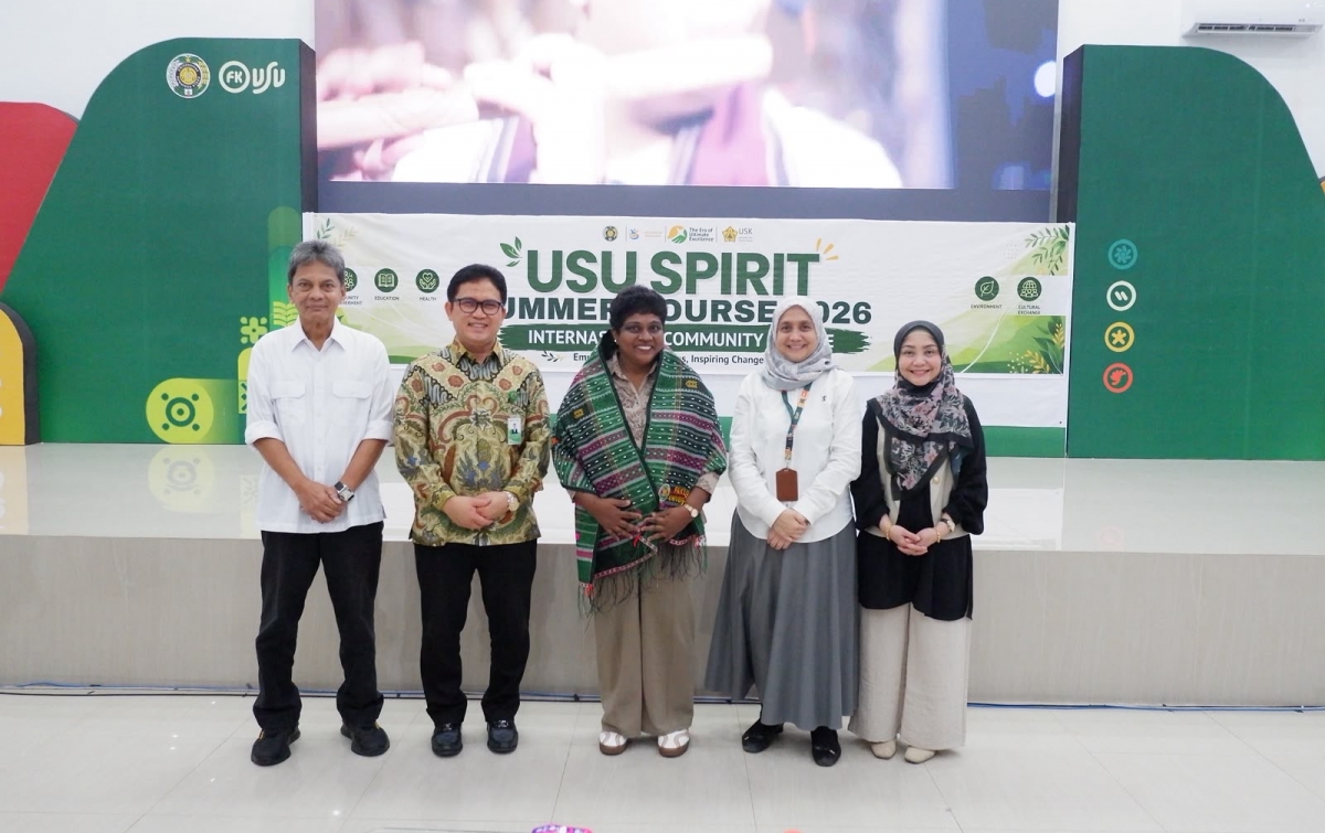 USU Gelar International SPIRIT Summer Course 2026, Bahas Strategi Gizi dan Kesehatan Hadapi Perubahan Iklim