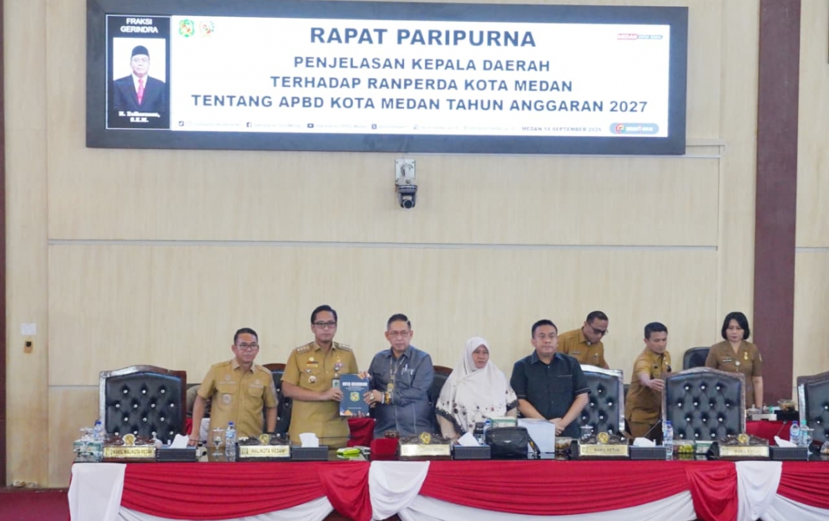 Pemko Medan Proyeksikan APBD 2027 Sebesar Rp 7,16 T, Rico Waas Fokus Optimalkan 17 Program Prioritas