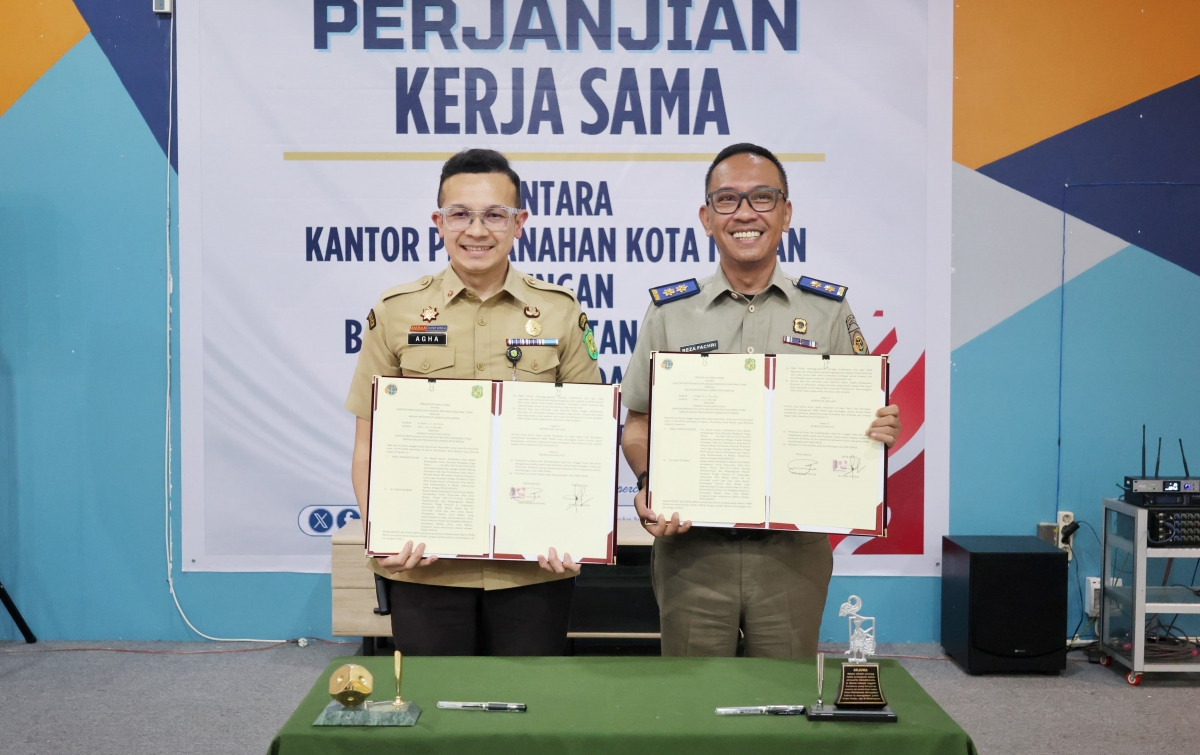 Bapenda Medan Perkuat Sinergi dengan Kantor Pertanahan Medan