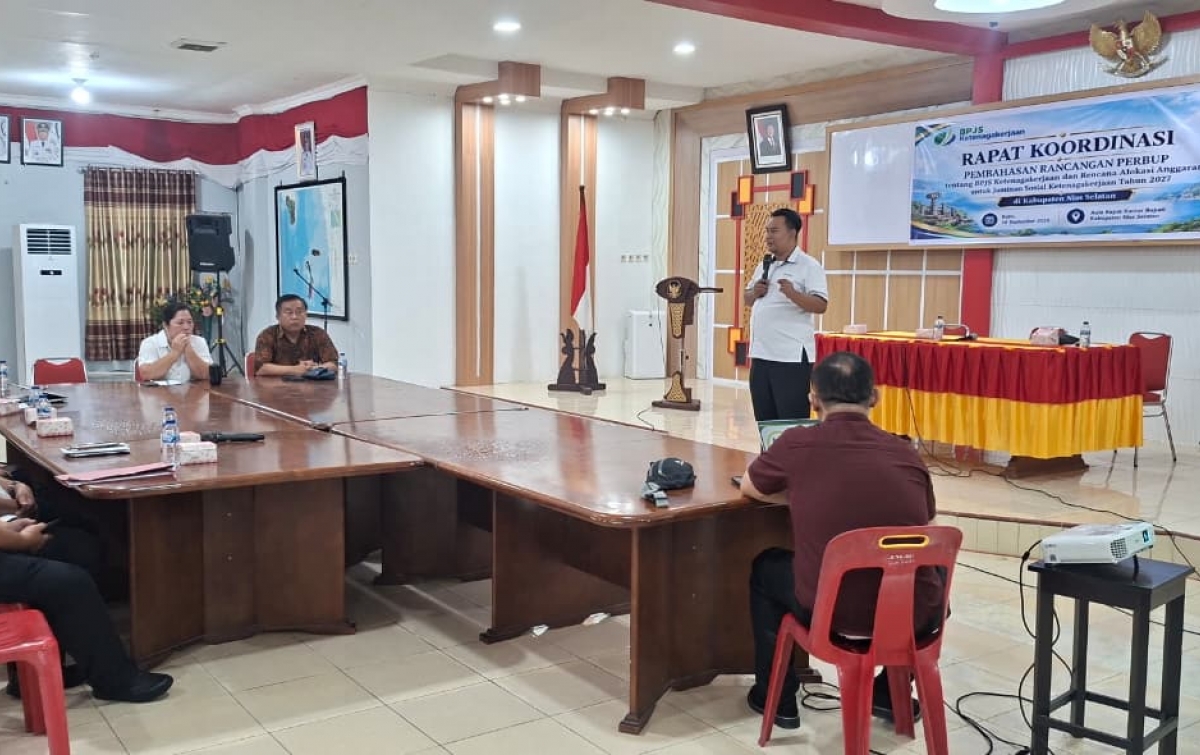 Kerja Lebih Tenang: Perangkat Desa di Nias Selatan Kini Dilindungi Jaminan Sosial