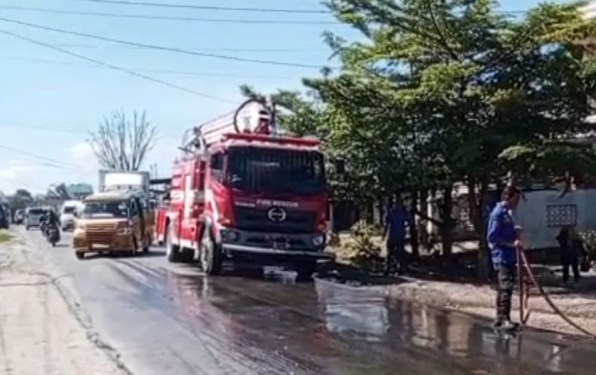 Diduga Akibat Tumpahan Solar, Jalan Lintas Dairi Licin dan Sering Picu Kecelakaan