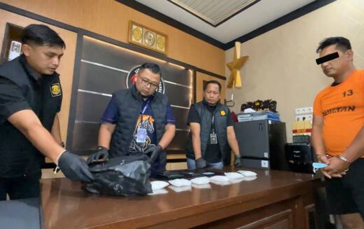 Simpan 480 Gram Sabu Penumpang Bus Diciduk Polrestabes