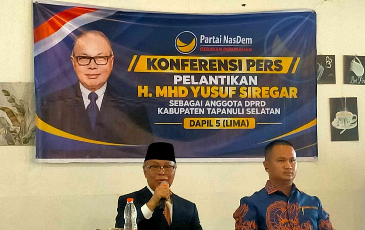 Pelantikan Anggota DPRD Tapsel, Yusuf Siregar Siap Perjuangkan Aspirasi Dapil 5