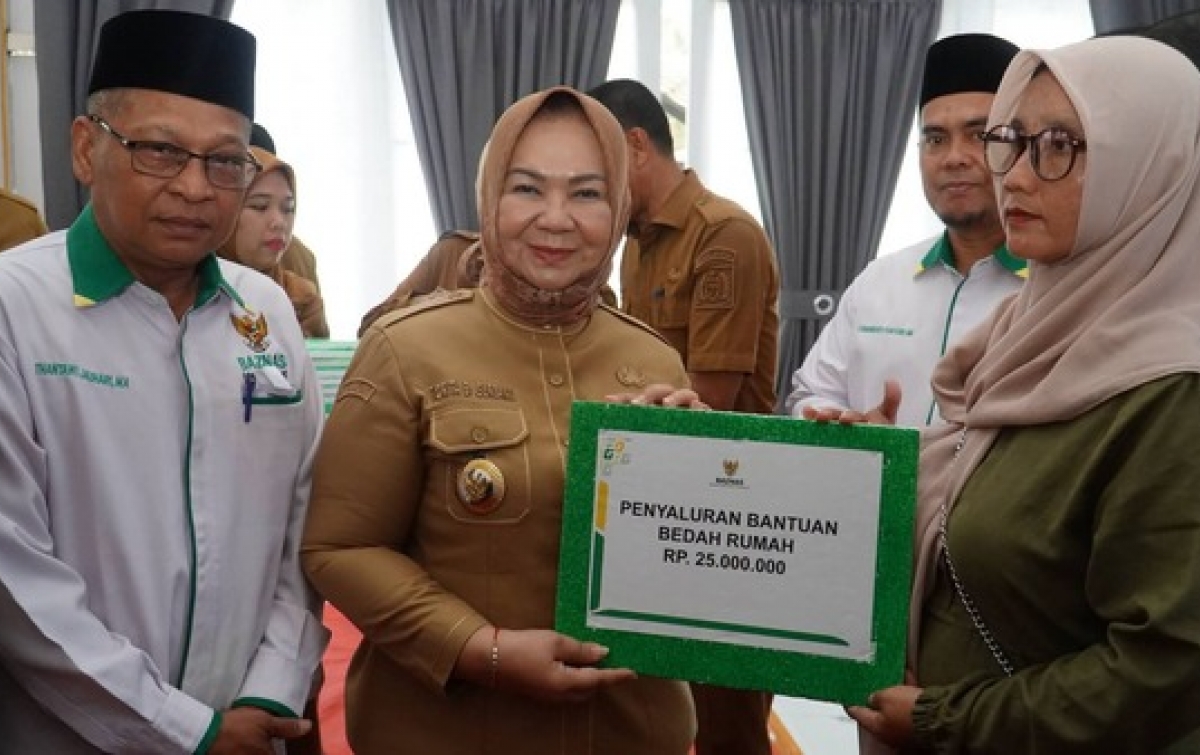 Tiorita Salurkan Rp490,48 Juta Bantuan Baznas Kepada Masyarakat Penerima Manfaat